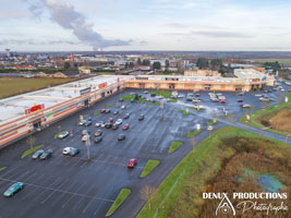 vue aerienne par drone à Gien - prestation phot et vidéo par drone